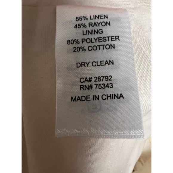 House of Harlow 1960 Samina Cream Floral Print Short Sleeve Crop Top Size 10 - Picture 8 of 8